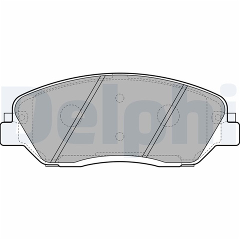 Set Placute Frana,frana Disc Delphi Ssangyong LP2048