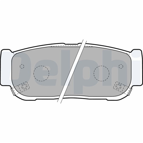 Set Placute Frana,frana Disc Delphi Ssangyong LP1797