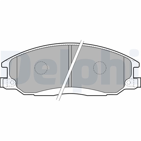 Set Placute Frana,frana Disc Delphi Ssangyong LP1743