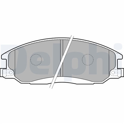 Set Placute Frana,frana Disc Delphi Ssangyong LP1743
