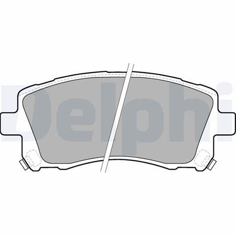 Set Placute Frana,frana Disc Delphi Subaru LP1663