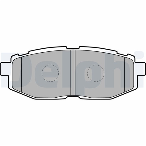 Set Placute Frana,frana Disc Delphi Subaru LP2076