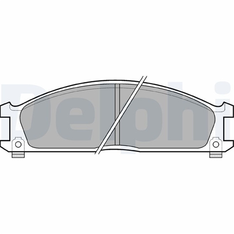 Set Placute Frana,frana Disc Delphi Subaru LP543