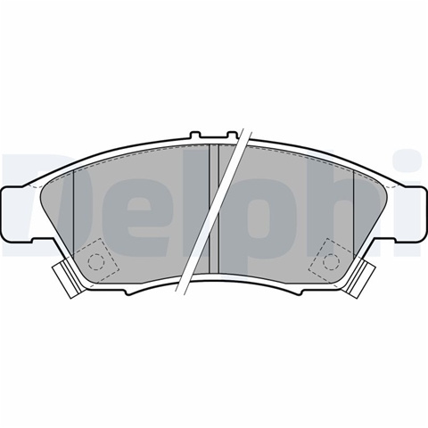 Set Placute Frana,frana Disc Delphi Suzuki LP1739