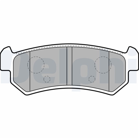 Set Placute Frana,frana Disc Delphi Suzuki LP1910