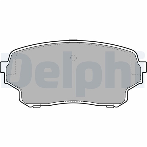 Set Placute Frana,frana Disc Delphi Suzuki LP2000