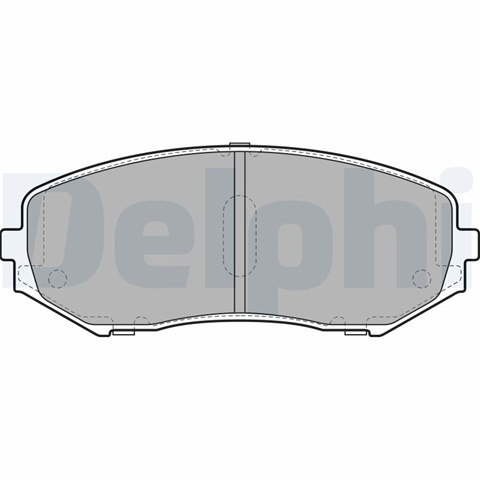 Set Placute Frana,frana Disc Delphi Suzuki LP2001