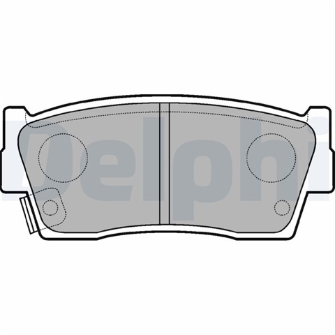 Set Placute Frana,frana Disc Delphi Suzuki LP684