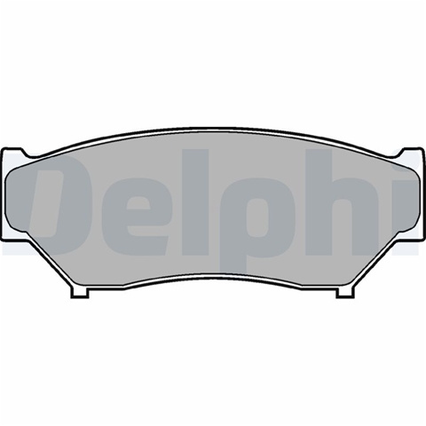 Set Placute Frana,frana Disc Delphi Suzuki LP967