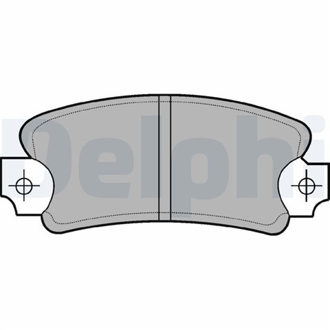 Set Placute Frana,frana Disc Delphi Talbot LP146