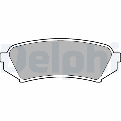 Set Placute Frana,frana Disc Delphi Toyota LP1438