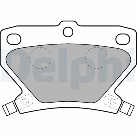 Set Placute Frana,frana Disc Delphi Toyota LP1513