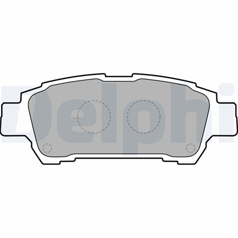 Set Placute Frana,frana Disc Delphi Toyota LP1710