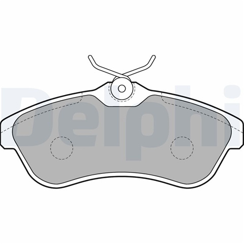 Set Placute Frana,frana Disc Delphi Toyota LP1715