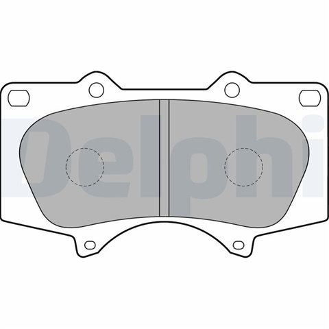 Set Placute Frana,frana Disc Delphi Toyota LP1782