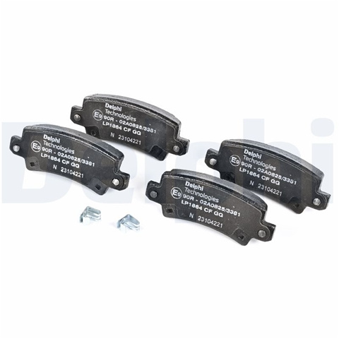 Set Placute Frana,frana Disc Delphi Toyota LP1864
