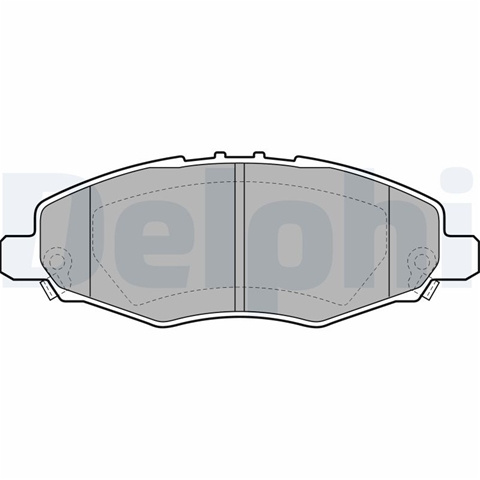 Set Placute Frana,frana Disc Delphi Toyota LP2059