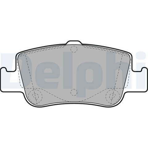 Set Placute Frana,frana Disc Delphi Toyota LP2103