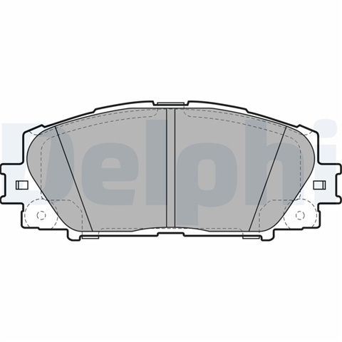 Set Placute Frana,frana Disc Delphi Toyota LP2135