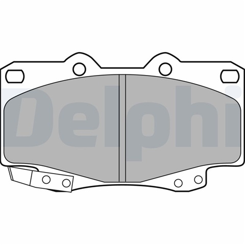 Set Placute Frana,frana Disc Delphi Toyota LP2242