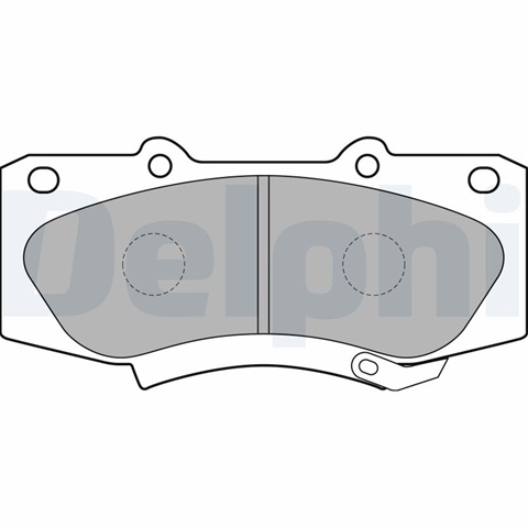 Set Placute Frana,frana Disc Delphi Toyota LP2244