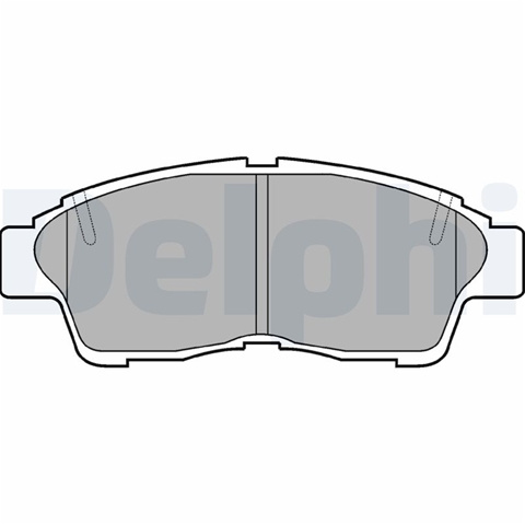 Set Placute Frana,frana Disc Delphi Toyota LP789