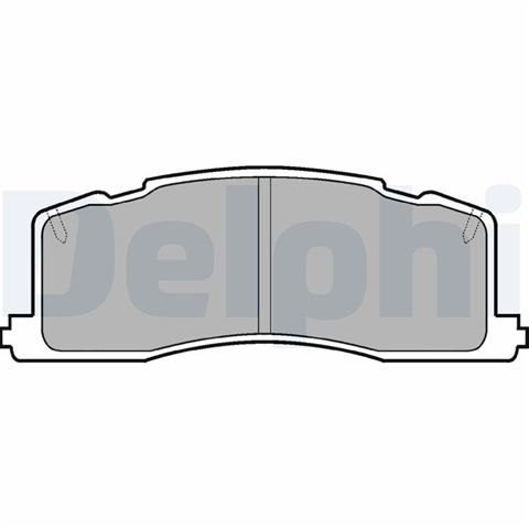 Set Placute Frana,frana Disc Delphi Toyota LP943