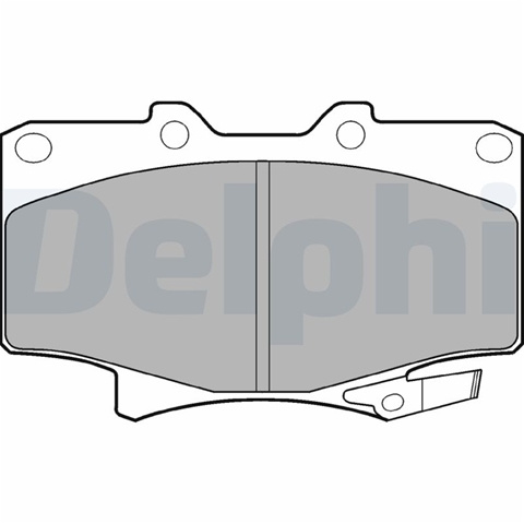Set Placute Frana,frana Disc Delphi Toyota LP962