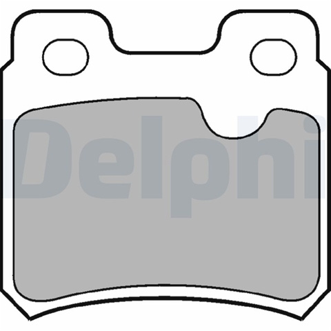 Set Placute Frana,frana Disc Delphi Vauxhall LP586