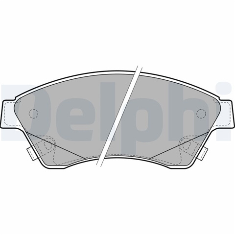 Set Placute Frana,frana Disc Delphi Vauxhall LP2171