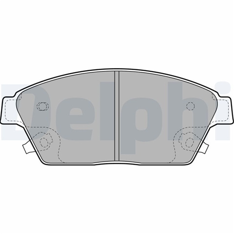 Set Placute Frana,frana Disc Delphi Vauxhall LP2170