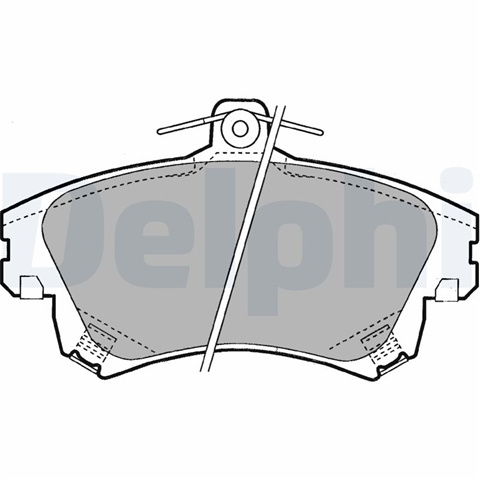 Set Placute Frana,frana Disc Delphi Volvo LP1398