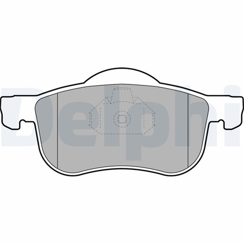 Set Placute Frana,frana Disc Delphi Volvo LP1458