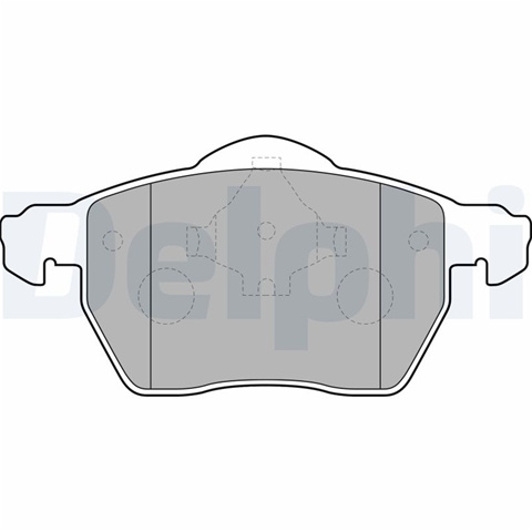 Set Placute Frana,frana Disc Delphi Volvo LP1687