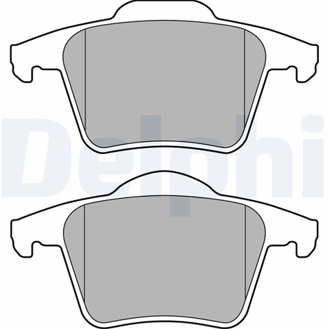 Set Placute Frana,frana Disc Delphi Volvo LP1835