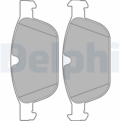 Set Placute Frana,frana Disc Delphi Volvo LP2140