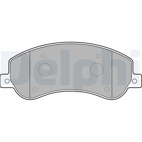 Set Placute Frana,frana Disc Delphi Vw LP2257