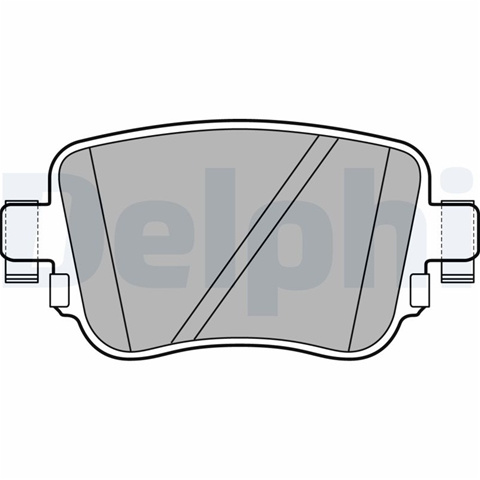 Set Placute Frana,frana Disc Delphi Vw LP2709