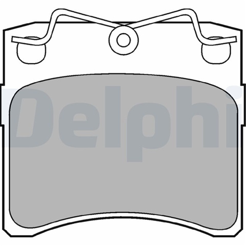 Set Placute Frana,frana Disc Delphi Vw LP785