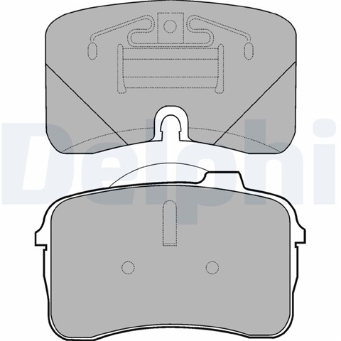 Set Placute Frana,frana Disc Delphi Vw LP933