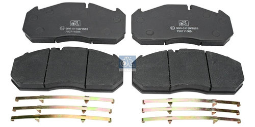 Set Placute Frana,frana Disc Dt Renault 3.96401