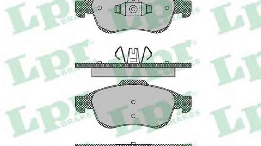 Set placute frana,frana disc FIAT 500X (334) (2014 - 2016) LPR 05P1493 piesa NOUA