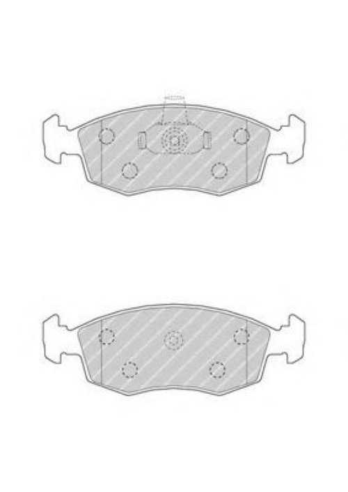 Set placute frana,frana disc FIAT ALBEA (178) (1996 - 2009) FERODO FDB4735 piesa NOUA