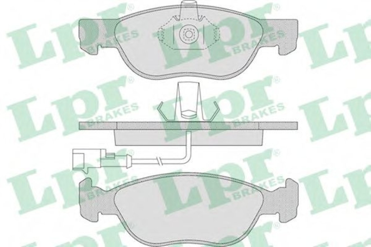Set placute frana,frana disc FIAT BRAVA (182) (1995 - 2003) LPR 05P646 piesa NOUA