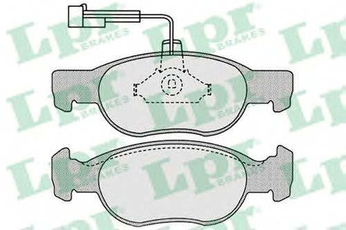 Set placute frana,frana disc FIAT BRAVA (182) (1995 - 2003) LPR 05P652 piesa NOUA
