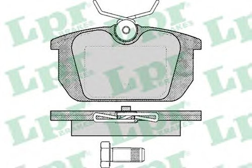 Set placute frana,frana disc FIAT BRAVA (182) (1995 - 2003) LPR 05P101 piesa NOUA