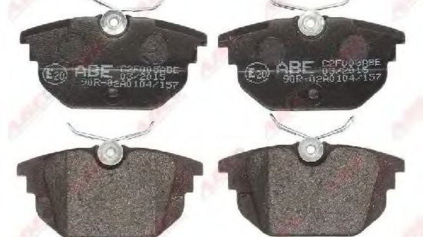 Set placute frana,frana disc FIAT BRAVO I (182) (1995 - 2001) ABE C2F005ABE piesa NOUA