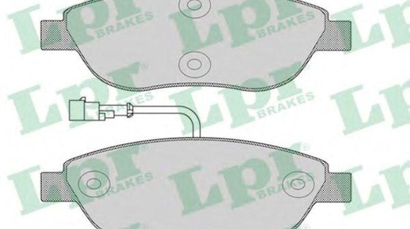 Set placute frana,frana disc FIAT BRAVO Van (198) (2008 - 2016) LPR 05P1268 piesa NOUA