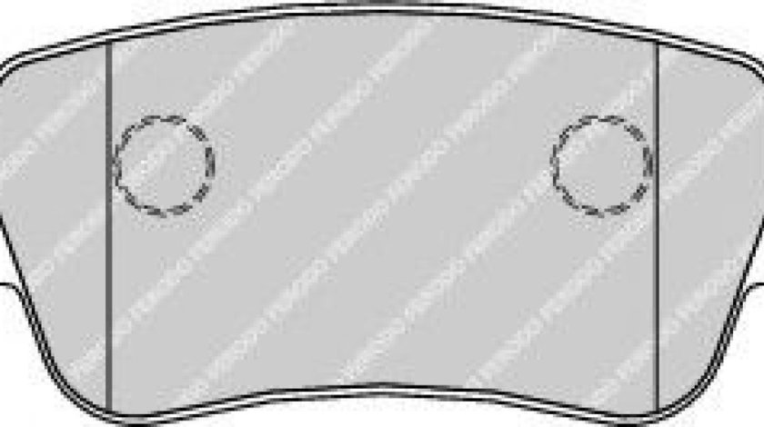 Set placute frana,frana disc FIAT CROMA (194) (2005 - 2016) FERODO FDB1797 piesa NOUA