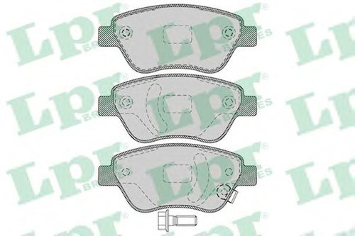 Set placute frana,frana disc FIAT DOBLO Cargo (223) (2000 - 2016) LPR 05P1247 piesa NOUA